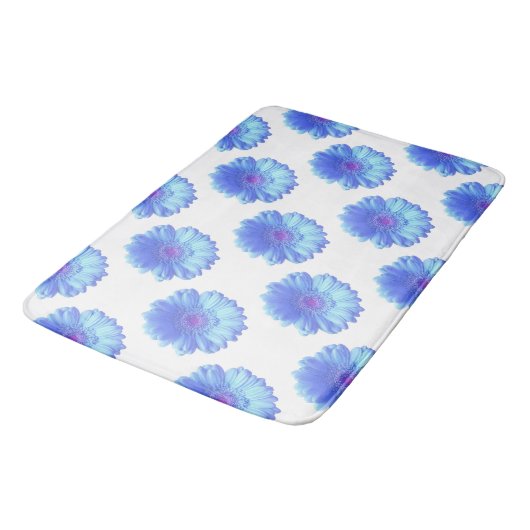 Blauwe duitvis badmat (Gekanteld)