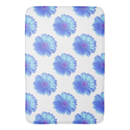 Blauwe duitvis badmat (Voorkant Verticaal)