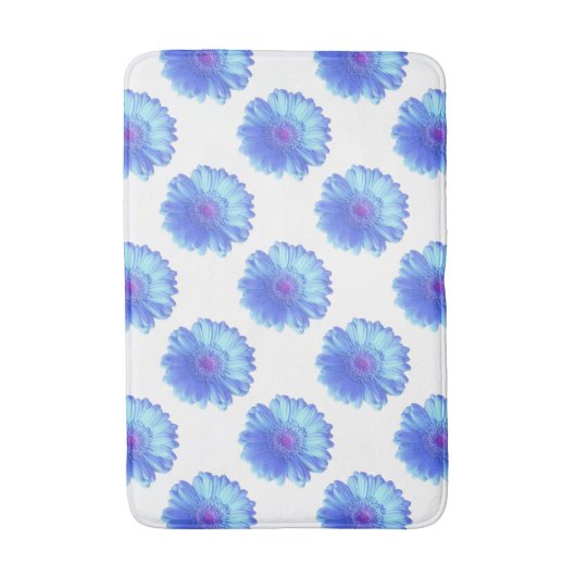 Blauwe duitvis badmat (Voorkant Verticaal)