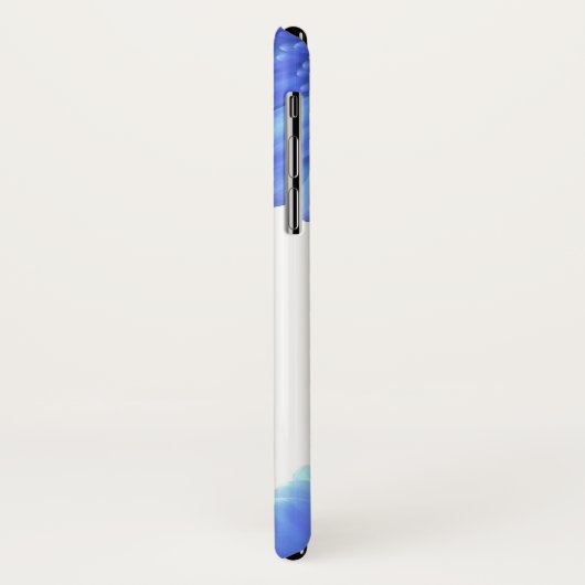 Blauwe duitvis Case-Mate iPhone case (Achterkant/links)