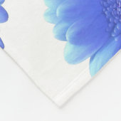 Blauwe duitvis fleece deken (Hoek)