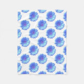 Blauwe duitvis fleece deken (Voorkant)