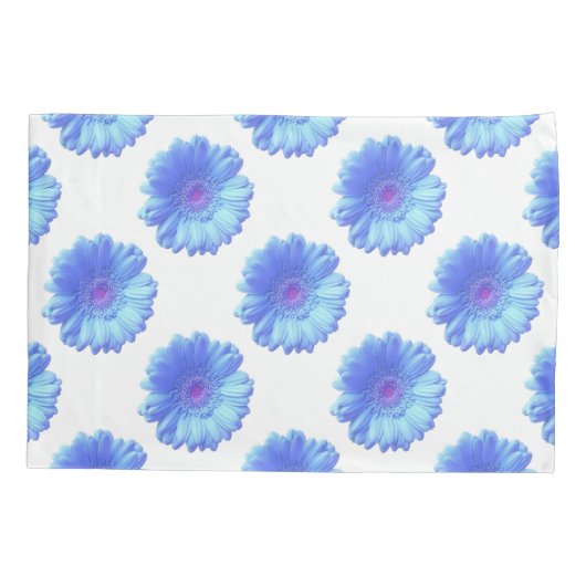 Blauwe duitvis kussensloop (Achterkant)