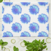 Blauwe duitvis theedoek (Gevouwen)