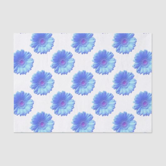 Blauwe duitvis tissuepapier (Voorkant)