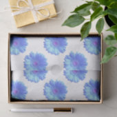 Blauwe duitvis tissuepapier (Geschenk)