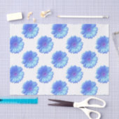 Blauwe duitvis tissuepapier (Craft)