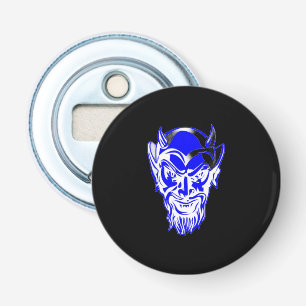 Blauwe duivels button flesopener