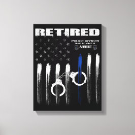 Blauwe dunne lijngrunge canvas afdrukken