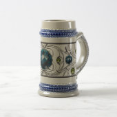 Blauwe Edelsteen Bierpul (Voorkant rechts)