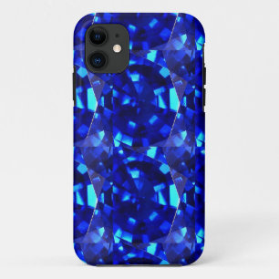 blauwe edelsteen Case-Mate iPhone case