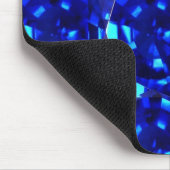 blauwe edelsteen muismat (Hoek)