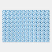Blauwe Edelstenen Inpakpapier Vel (Voorkant 3)