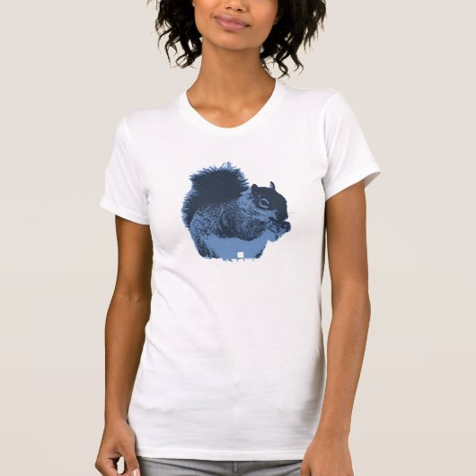Blauwe eekhoorn Whisperer T-Shirt (Voorkant)