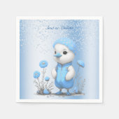 Blauwe eend servetten (Voorkant)