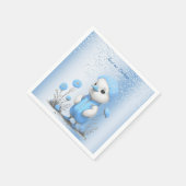 Blauwe eend servetten (Hoek)