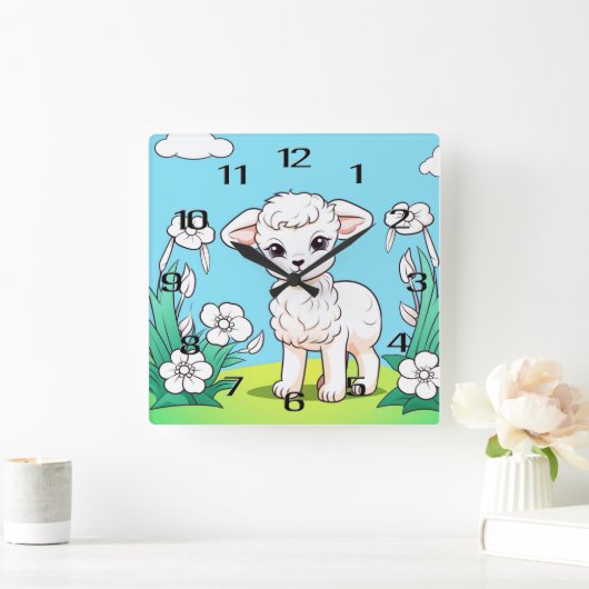 Blauwe eend wandklok (Huis)