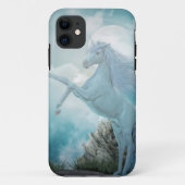 blauwe eenhoorn Case-Mate iPhone case (Achterkant)