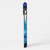 Blauwe eenhoorn iPhone 16 Pro max hoesje (Linkerkant)