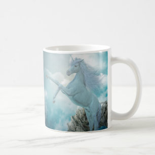 blauwe eenhoorn koffiemok