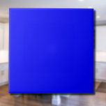 Blauwe effen kleur | Klassiek | Elegant Tegeltje<br><div class="desc">Blauwe effen kleur | Klassiek | Elegant | Trendy | Stijlvol | Cadeau</div>