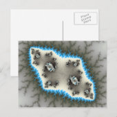Blauwe eilanden - Fractal Briefkaart (Voorkant / Achterkant)