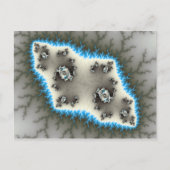 Blauwe eilanden - Fractal Briefkaart (Voorkant)