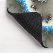 Blauwe eilanden - Fractal Mousepad Muismat (Hoek)