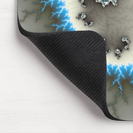 Blauwe eilanden - Fractal Mousepad Muismat (Hoek)