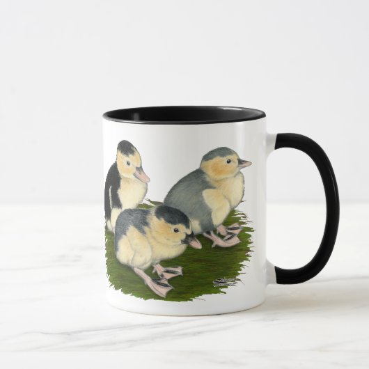 Blauwe Ekster Eendjes Mok (Rechts)