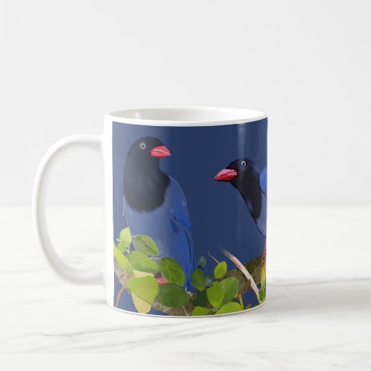 Blauwe Ekster Mok (Links)