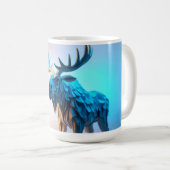 Blauwe Eland Majesteit Koffiemok (Voorkant rechts)