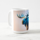 Blauwe Eland Majesteit Koffiemok (Voorkant links)