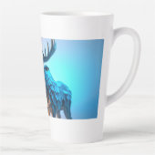 Blauwe Eland Majesteit Latte Mok (Rechts)