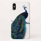  blauwe elegant kleurrijke koninklijke koningsvoge Case-Mate iPhone case (Achterkant)