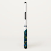  blauwe elegant kleurrijke koninklijke koningsvoge Case-Mate iPhone case (Achterkant / rechts)