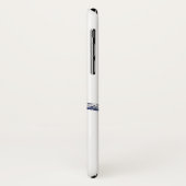  blauwe elegant kleurrijke koninklijke koningsvoge Case-Mate iPhone case (Achterkant/links)