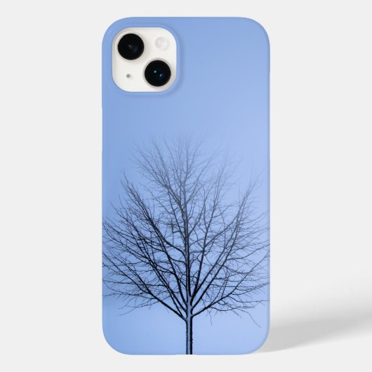 Blauwe Elegante Case-Mate Barely There Apple iPhon iPhone Case (Achterkant)