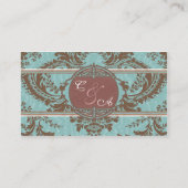 Blauwe, elegante dampplaatkaart plaatskaartje (Achterkant)