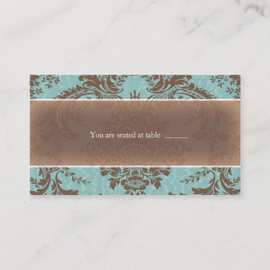 Blauwe, elegante dampplaatkaart plaatskaartje (Voorkant)