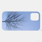 Blauwe Elegante iPhone 12 iPhone Hoesje (Achterkant horizontaal)