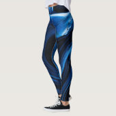 Blauwe Elegantie Leggings (Links)