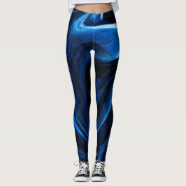 Blauwe Elegantie Leggings