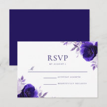 Blauwe Elegantie: Midnight Navy Blue Rozen Wedding
