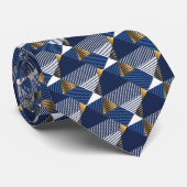 Blauwe Elegantie  Stropdas (Opgerold)