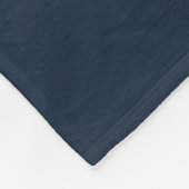 Blauwe en beige woestijnzon fleece deken (Hoek)