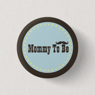 Blauwe en blauwe mammie om Button te worden