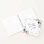 Blauwe en blauwe Rozen Notitieboek (Binnen)