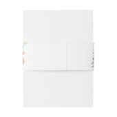 Blauwe en blauwe Rozen Uitnodigingen Wikkel (Achterkant Voorbeeld)