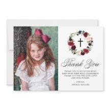 Blauwe en Bourgogne Bloemenkrans Eerste Communie